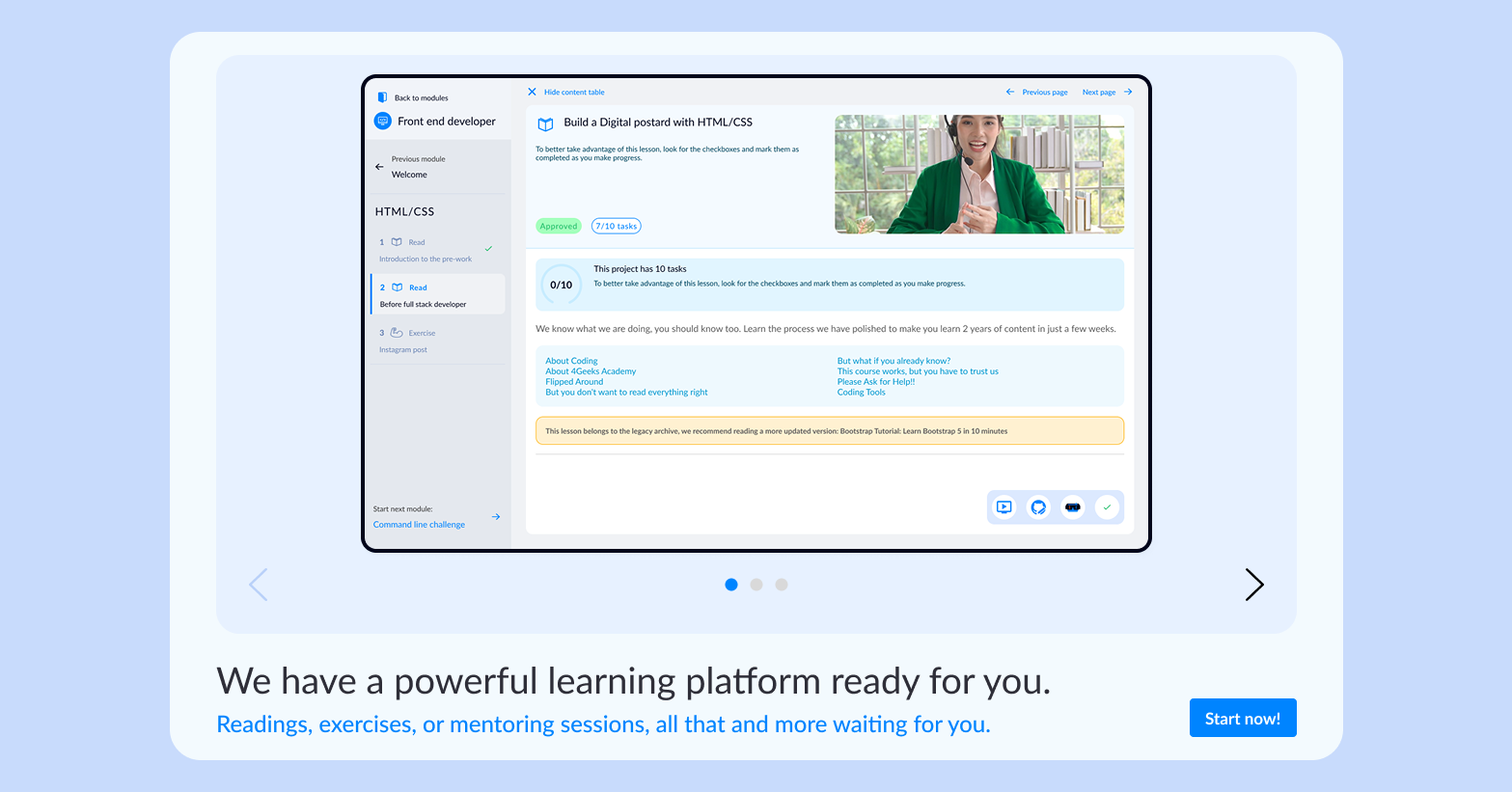 4Geeks — final design