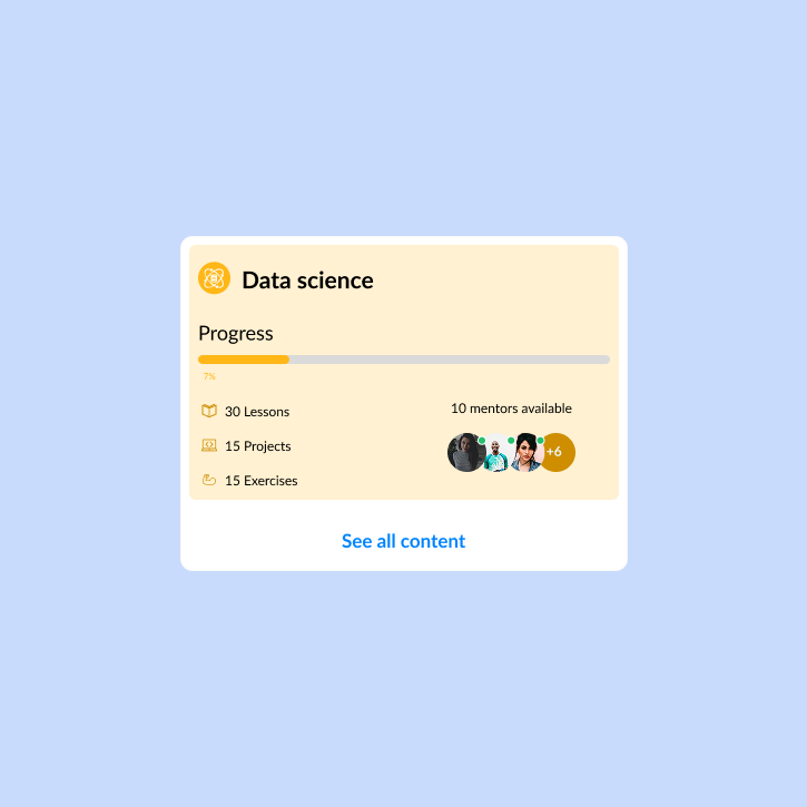 4Geeks — UI detail