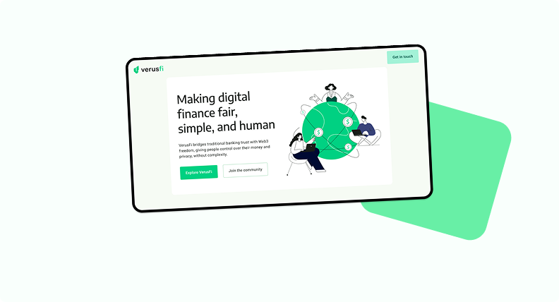 VerusFi — fintech brand and web presence