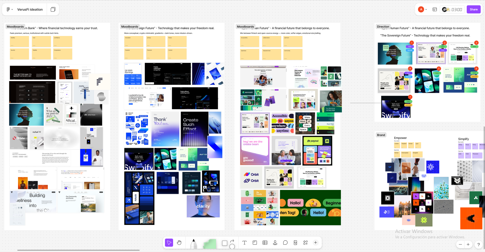 VerusFi — moodboards and brand direction exploration
